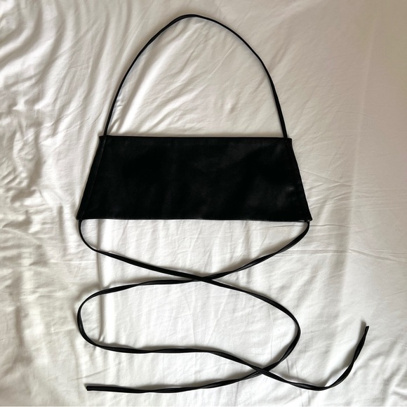 Aya Muse Faux Leather Tie Halter Backless Crop Top Size XS Revolve - Picture 7 of 15